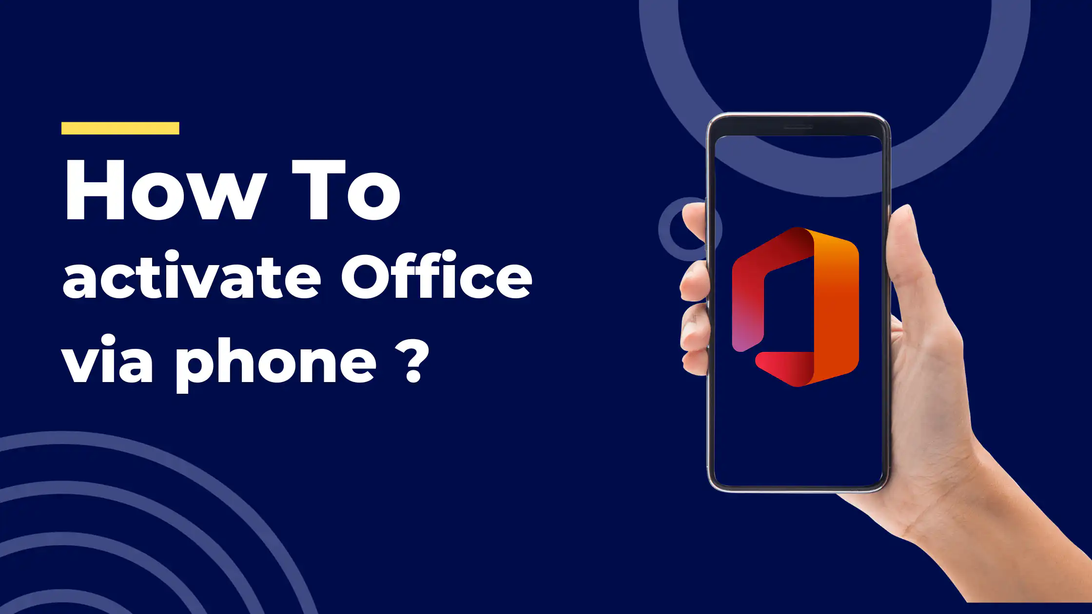 Office activation via phone