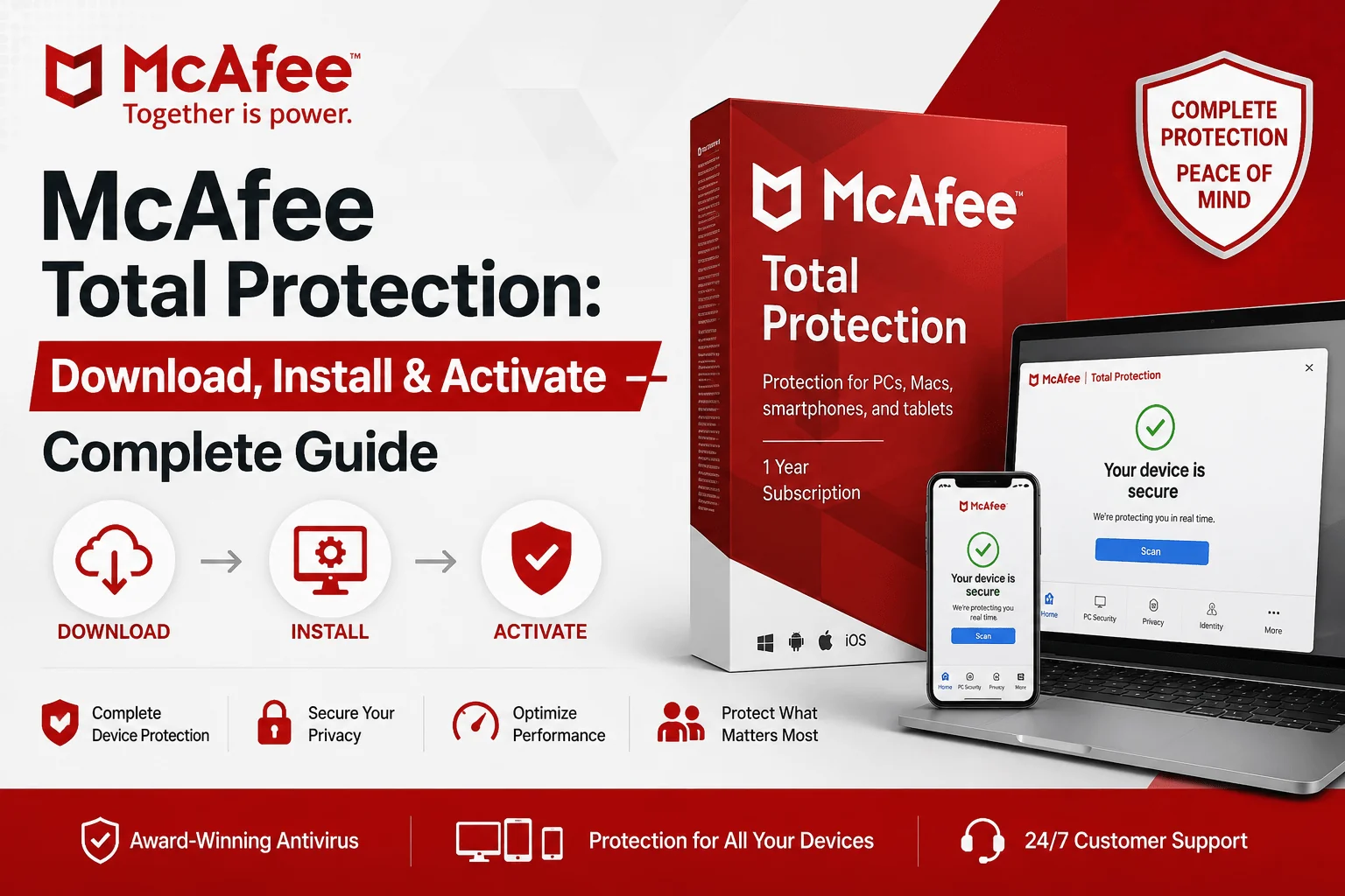mcafee download install and activation