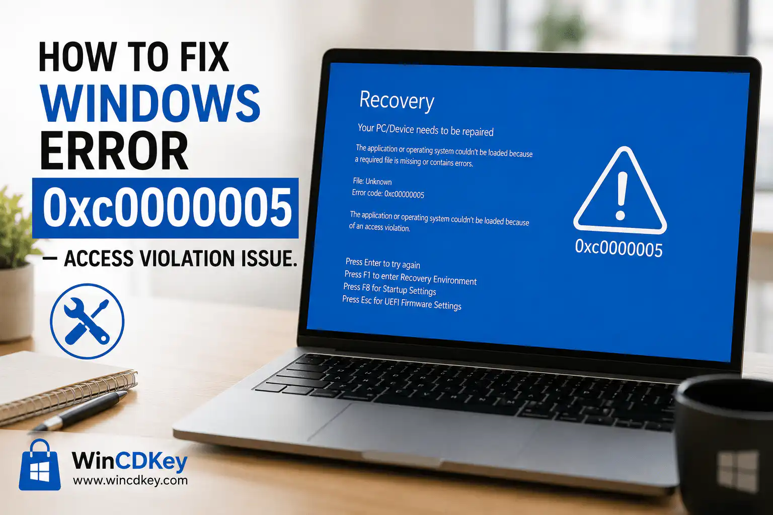 windows recovery issue