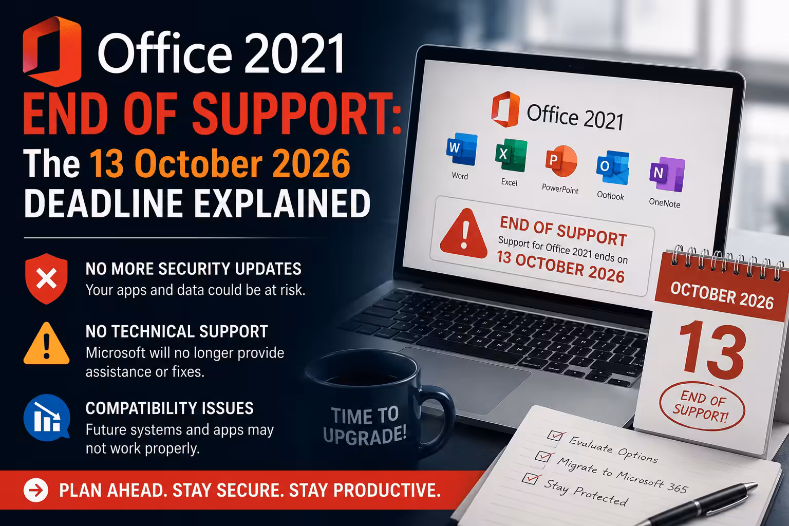 Office 2021 end of support